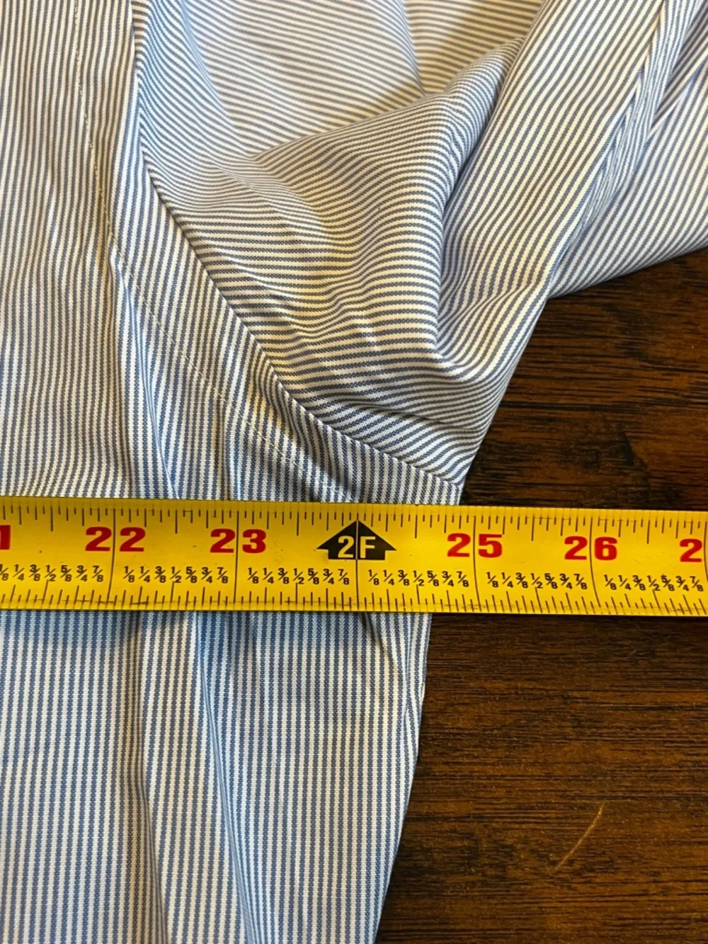 NWT Vintage Polo Ralph Lauren Andrew Button Up Shirt Men's 16 34-35 Pinstripe